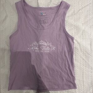 TCL Lavender Alpha Delta Pi Tank Top